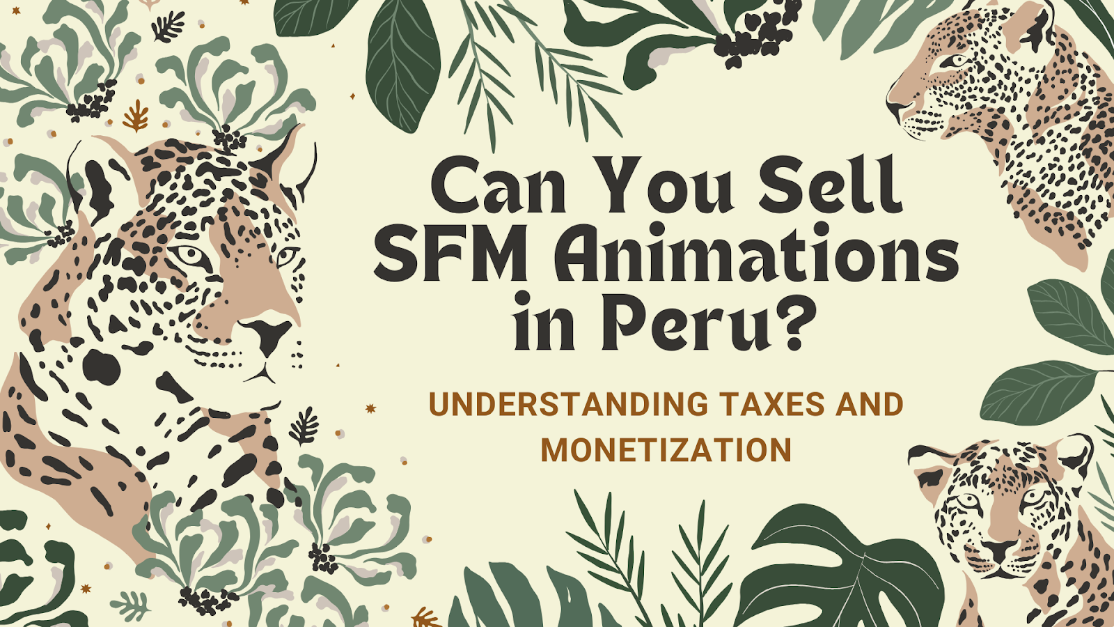 Can You Sell SFM Animations in Peru