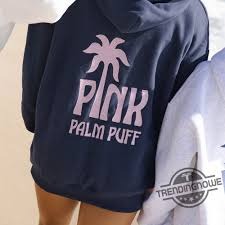 The Pink Palm Puff Hoodie Streetwear’s Boldest Soft Statement