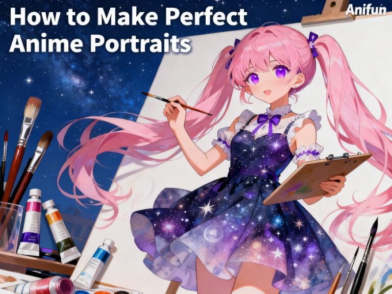 Anifun AI Anime Generator How to Make Perfect Anime Portraits