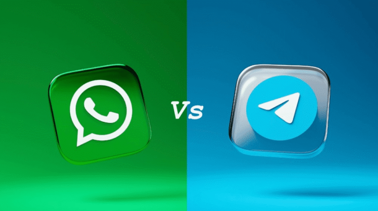 WhatsApp Web Version Login and Telegram Download Comparison