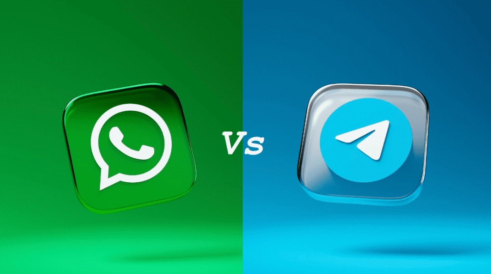 WhatsApp Web Version Login and Telegram Download Comparison