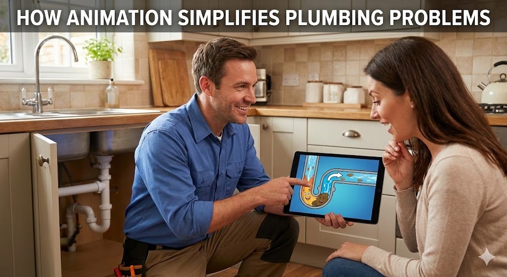 How Animation Can Explain Plumbing Problems in a Simple Way