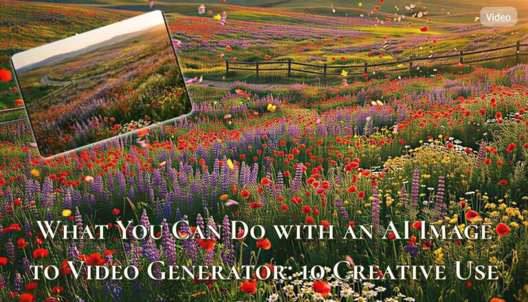 What You Can Do with an AI Image to Video Generator 10 Creative Use Cases
