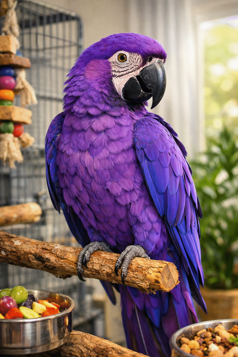 Purple Macaw for Sale A Complete Guide for Future Parrot Owners